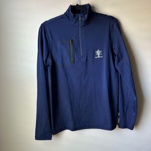 MEN'S RLX GOLF PERFORMANCE JERSEY QUARTER-ZIP PULLOVER Walker Cup 1922 Sz Small